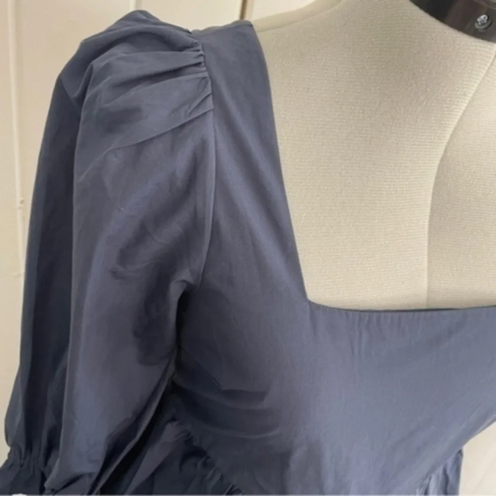 Madewell Poplin Lizzie Babydoll Dress